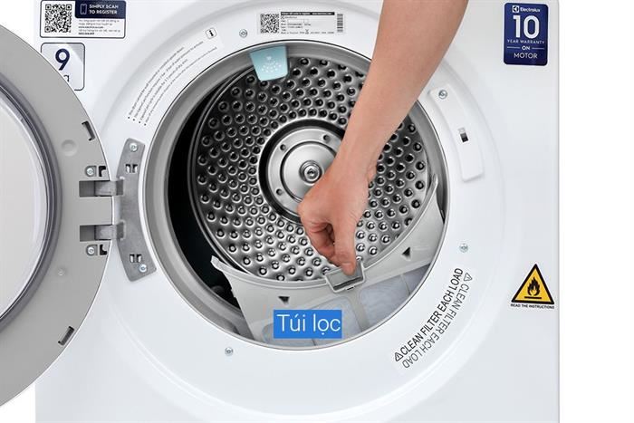 Máy Sấy Thông Hơi Electrolux UltimateCare 9 Kg EDS904H3WC&nbsp;